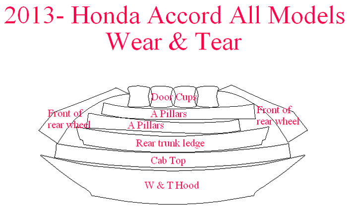 Clear bra for honda accord #4