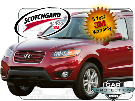 Hyundai Santa FE 2012 2011 3M Scotchgard Clear Bra Paint Protection